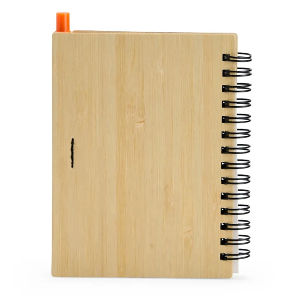 Caderneta ecológica com caneta personalizada para brindes promocionais