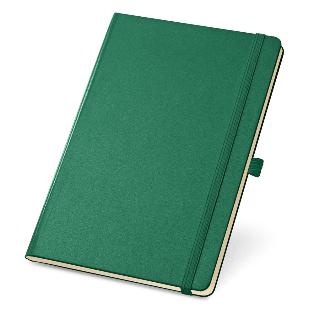 Caderneta em Capa Dura Verde 137 x 210 mm (sem pauta)