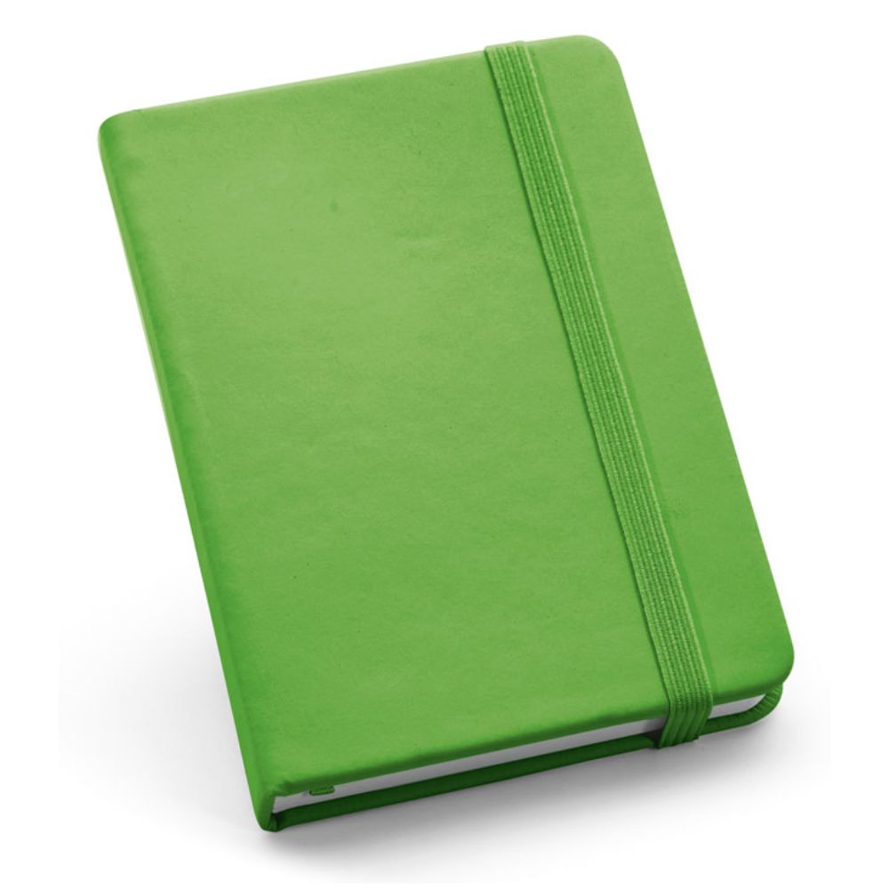 Caderneta tipo Moleskine Verde para Brindes Personalizados