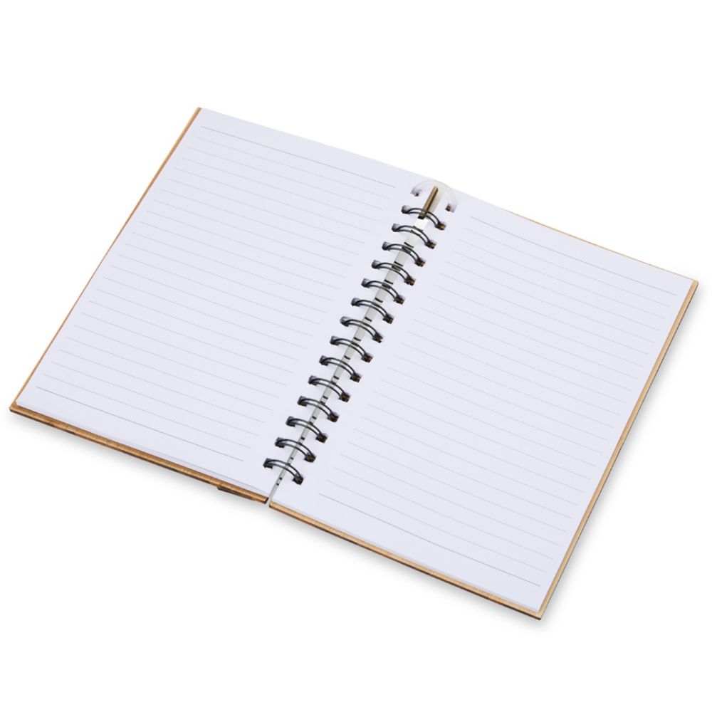 Caderno de bambu personalizado para brindes promocionais