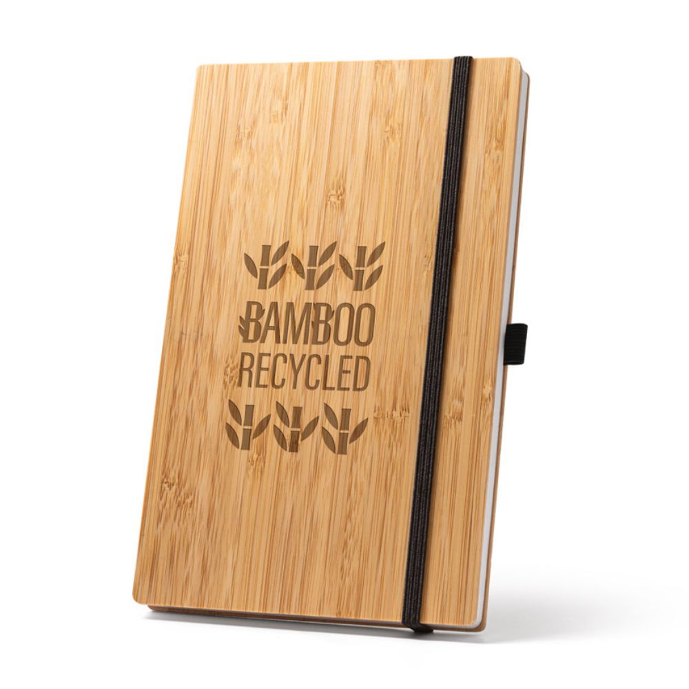 Caderno de Bambu Personalizado para Brindes Corporativos