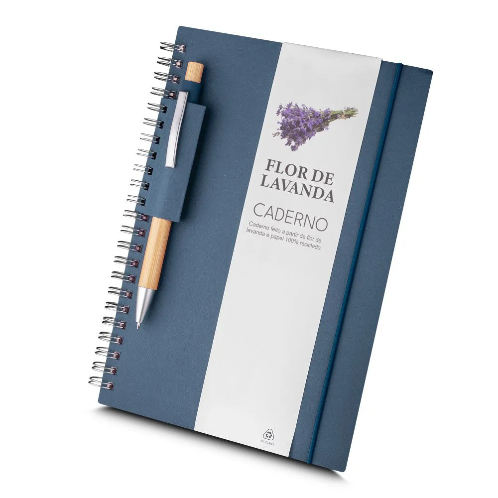Caderno A5 ecológico personalizado para brindes promocionais