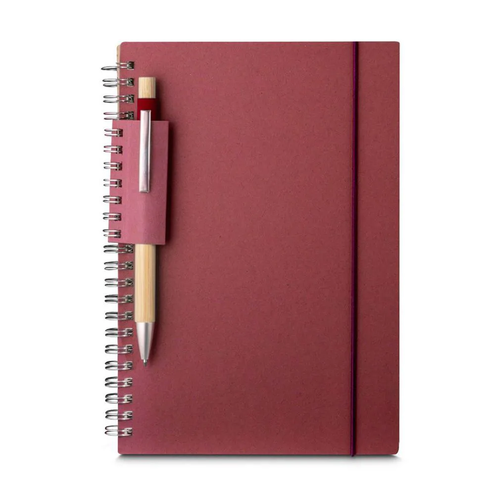Caderno A5 ecológico personalizado para brindes promocionais