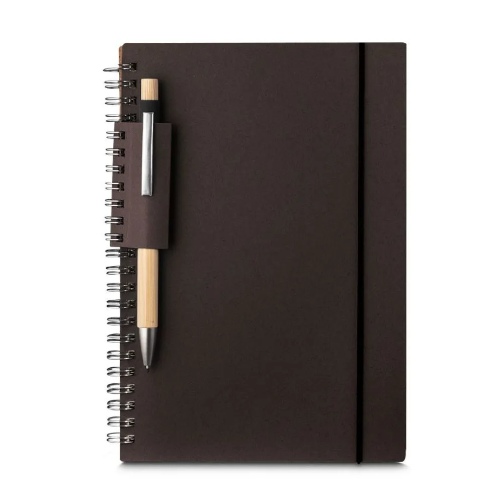 Caderno A5 ecológico personalizado para brindes promocionais