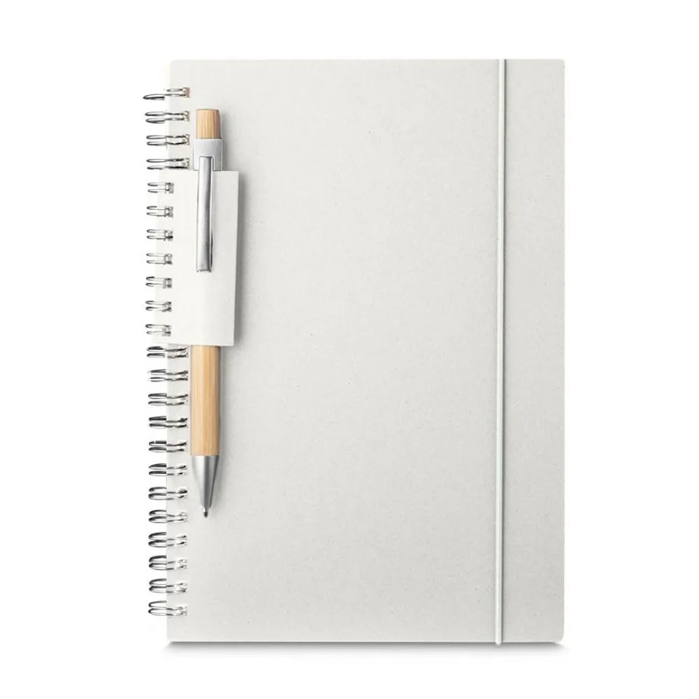 Caderno A5 ecológico personalizado para brindes promocionais
