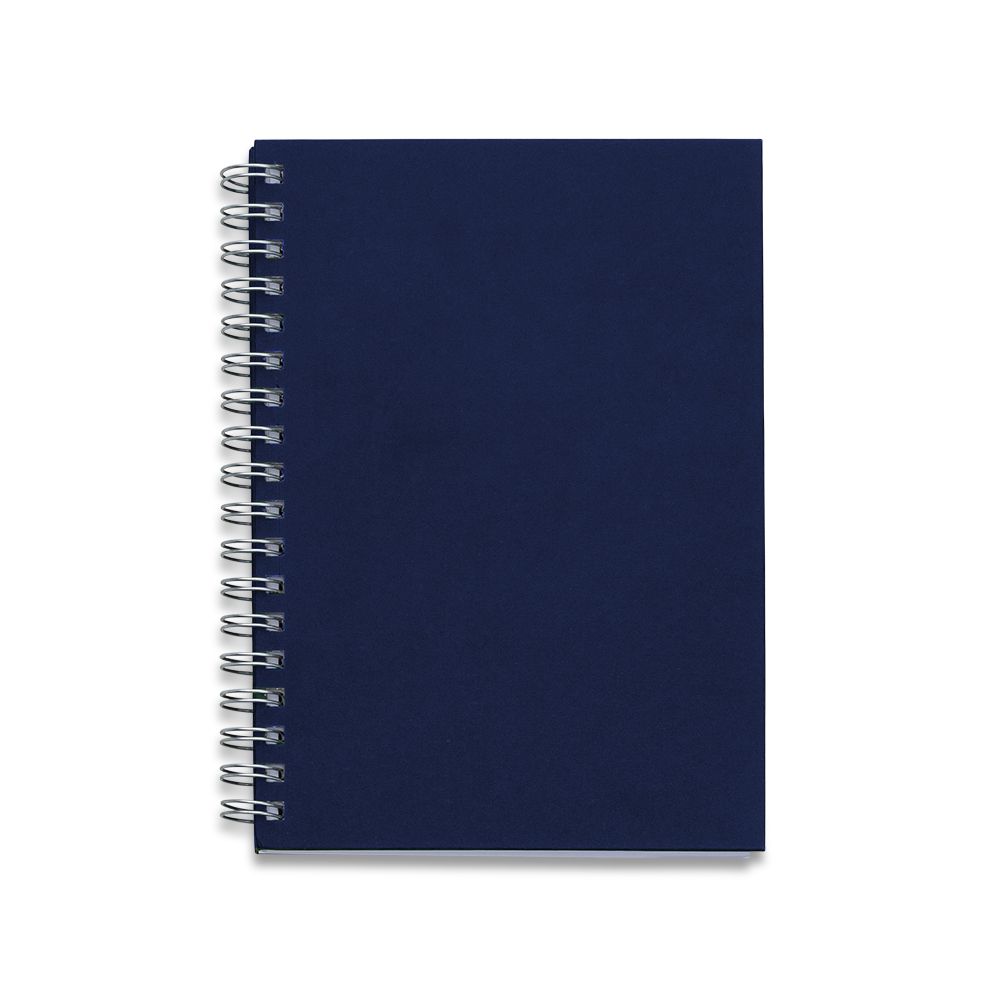 Caderno Capa Kraft para Brindes Azul