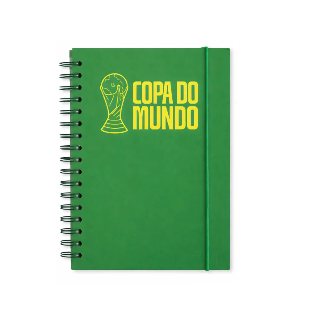 Caderno Couchê Brindes para Copa do Mundo