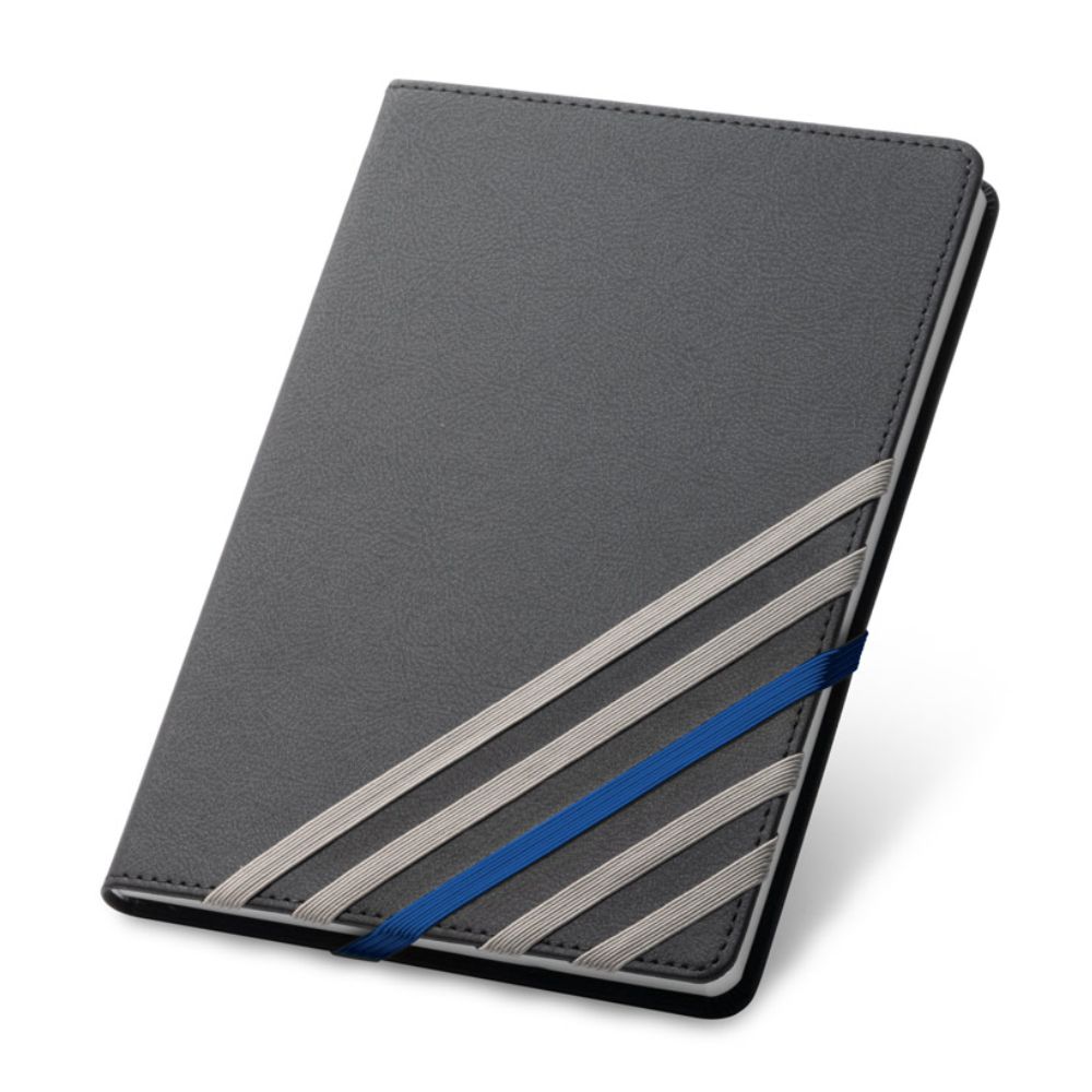 Caderno em Couro Sintético Azul para Brindes promocionais