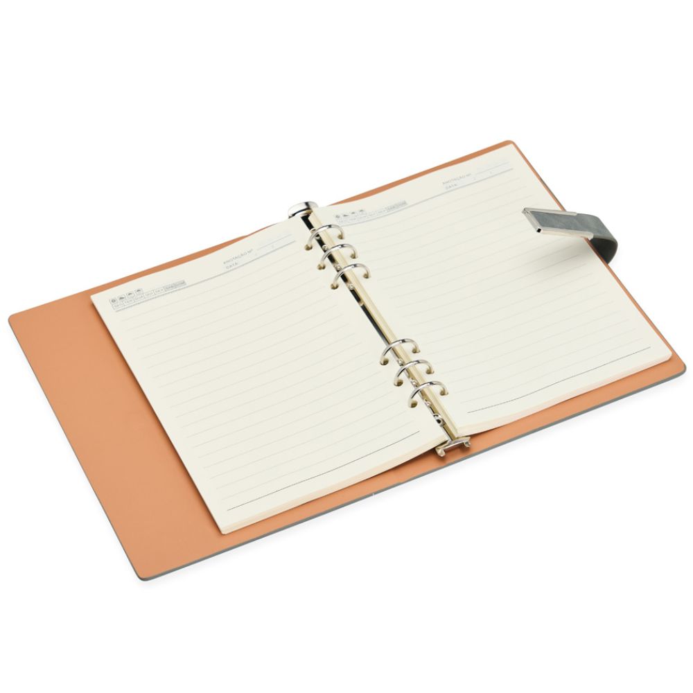 Caderno fichário personalizado para brindes corporativos