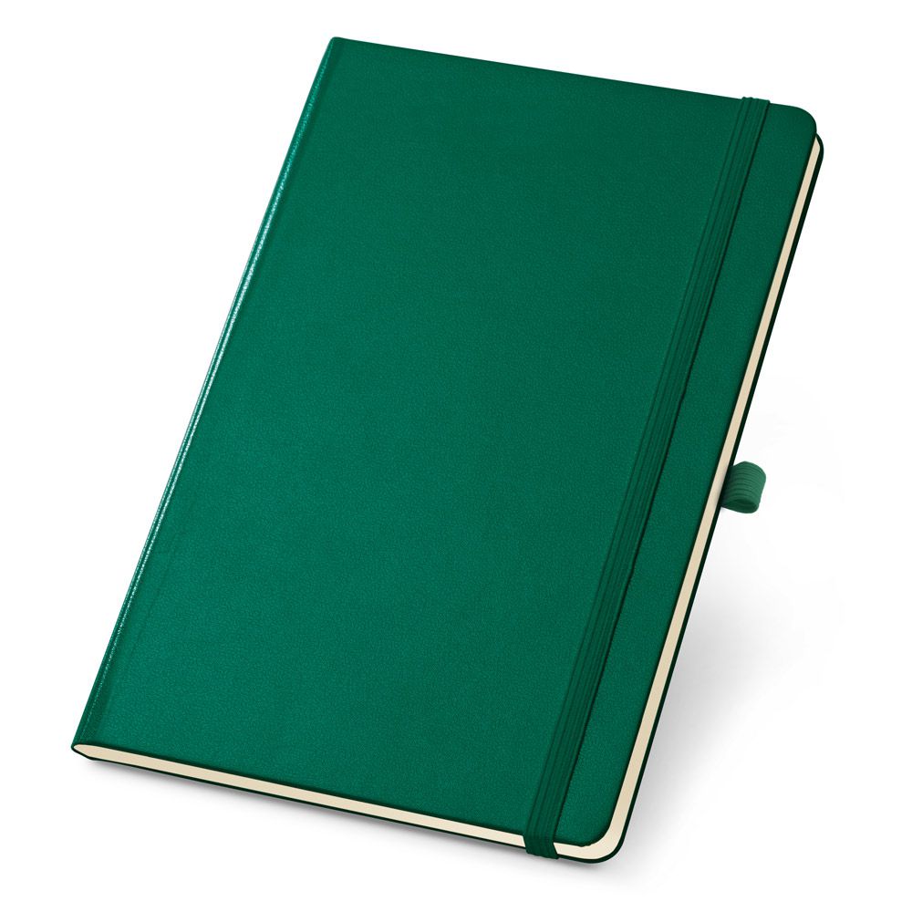 Caderno tipo Moleskine Verde para Brindes Personalizados