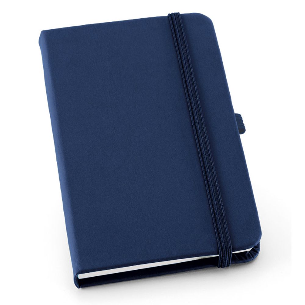 Caderno tipo Moleskine Azul Personalizado para Brindes