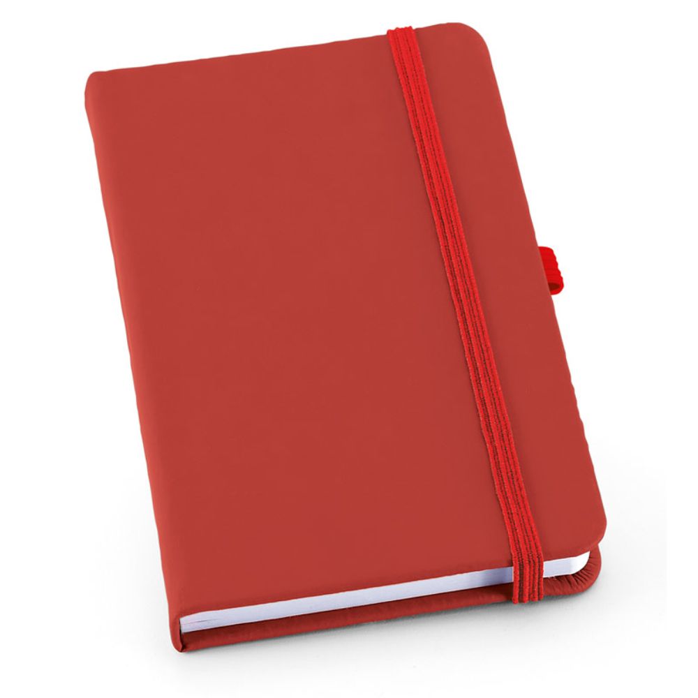 Caderno tipo Moleskine Vermelho Personalizado para Brindes
