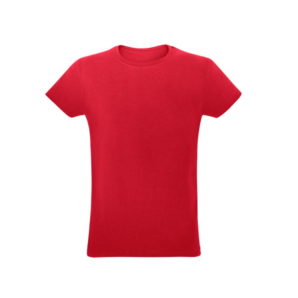Camiseta Unissex de Corte Regular Vermelha
