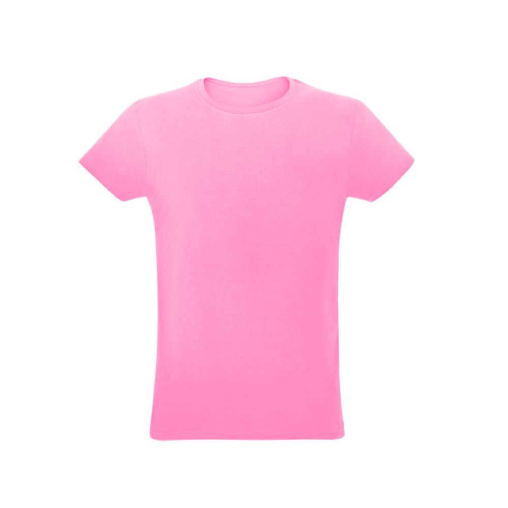 Camiseta Unissex de Corte Regular Rosa