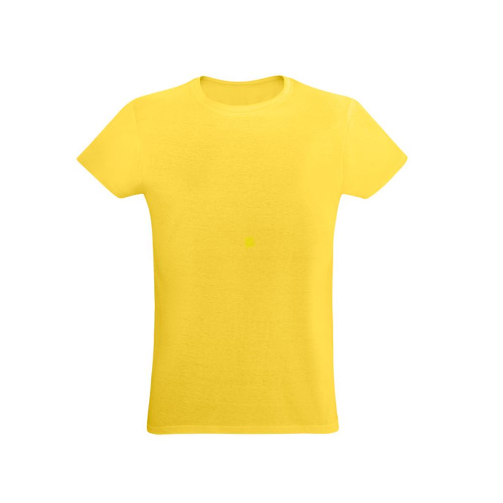 Camiseta Unissex de Corte Regular Amarela