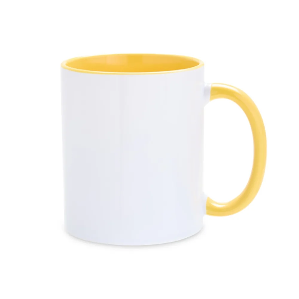 Caneca de cerâmica personalizada para brindes corporativos