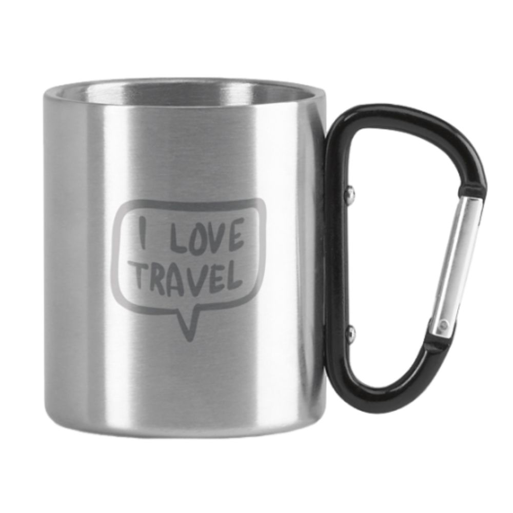 Caneca de aço inox personalizada para brindes personalizados