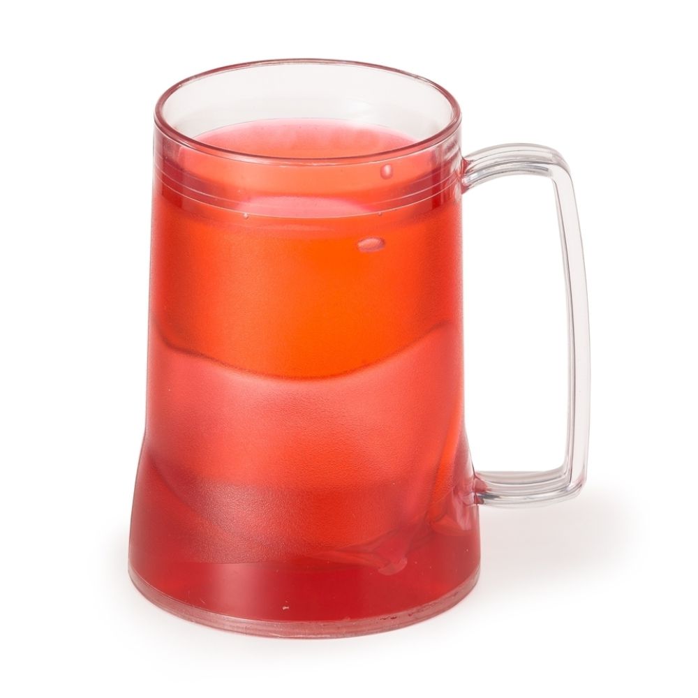 Caneca acrílica com Gel Laranja para Brindes Personalizados