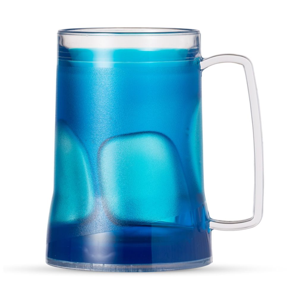 Caneca acrílica com Gel Azul para Brindes Personalizados