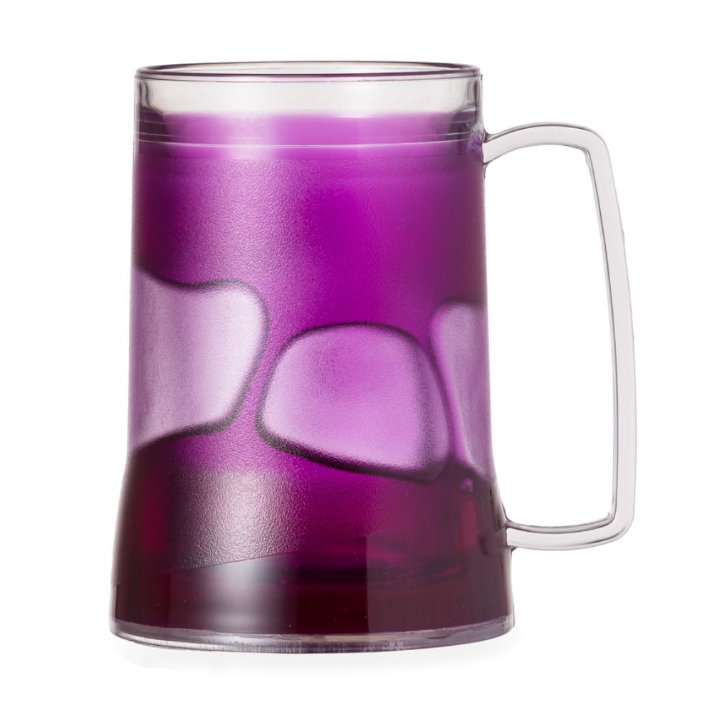 Caneca acrílica com Gel Roxa para Brindes Personalizados