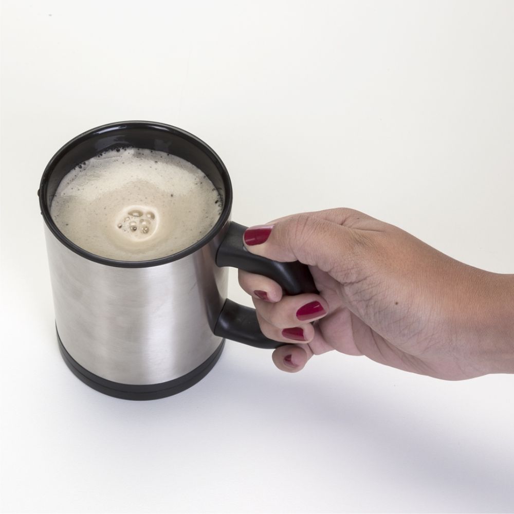 Caneca Mixer 400ml em Inox Personalizada para Brindes
