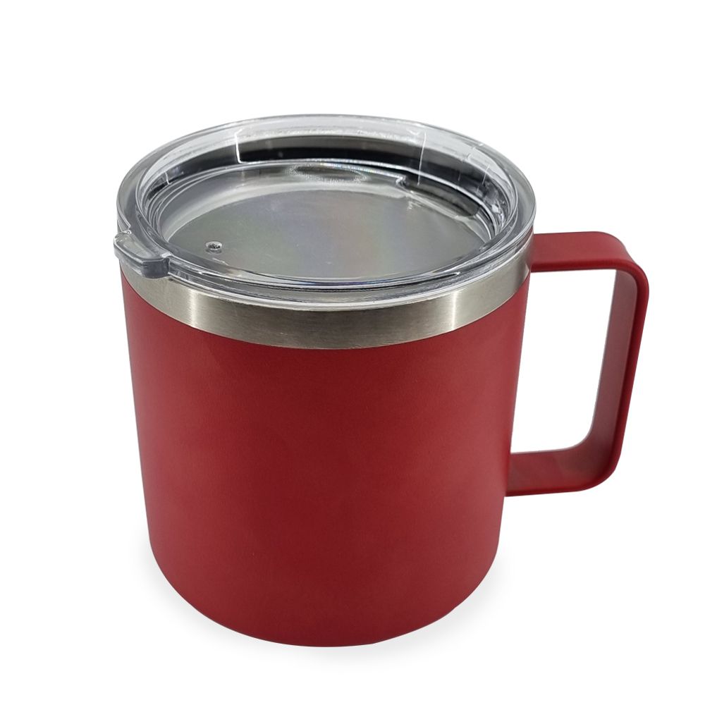 Caneca Térmica 450ml para Brindes Personalizados Vermelha