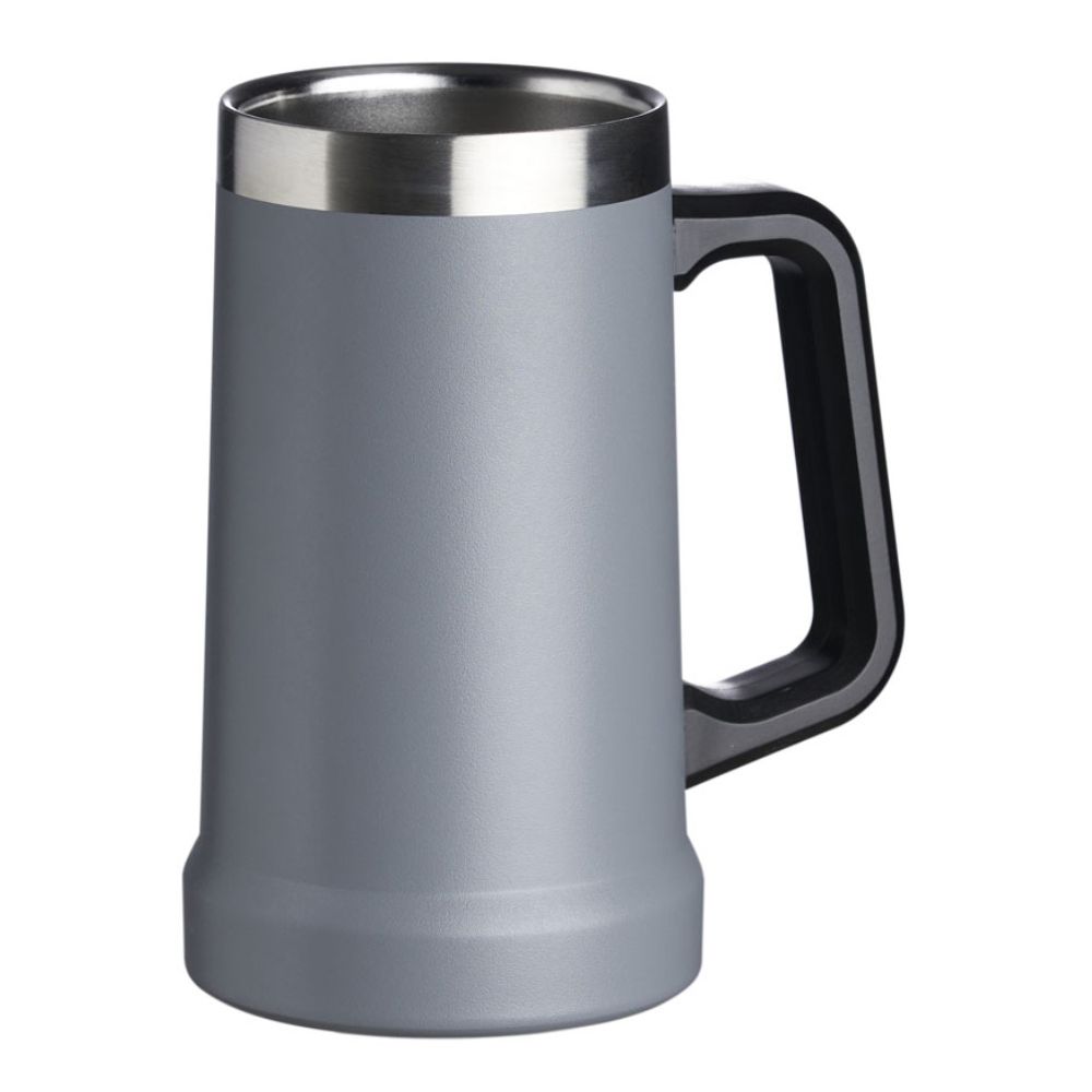 Caneca Térmica 700ml Cinza Personalizada para Brindes