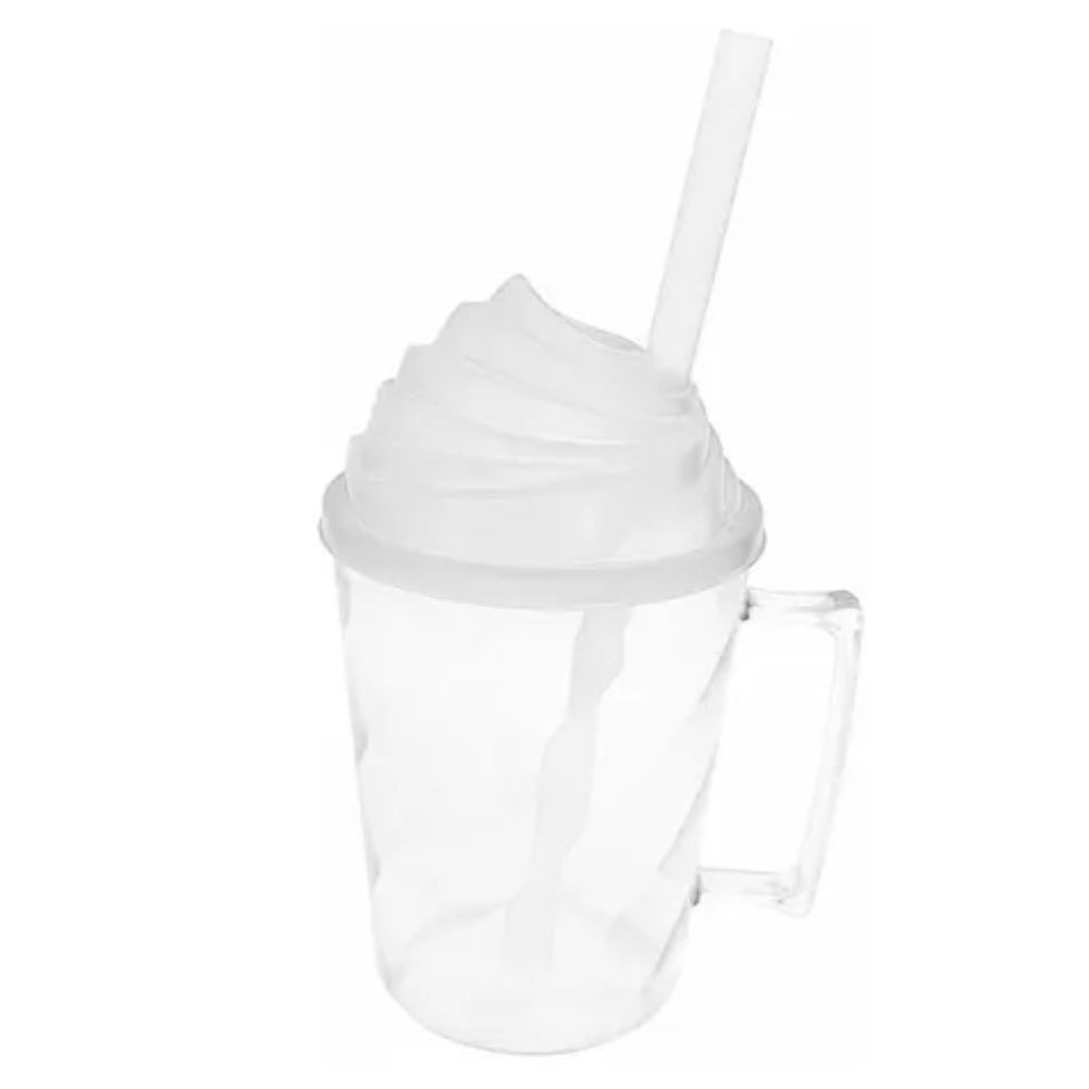 Caneca Twister Chantilly Transparente 450ml para Brindes Personalizados