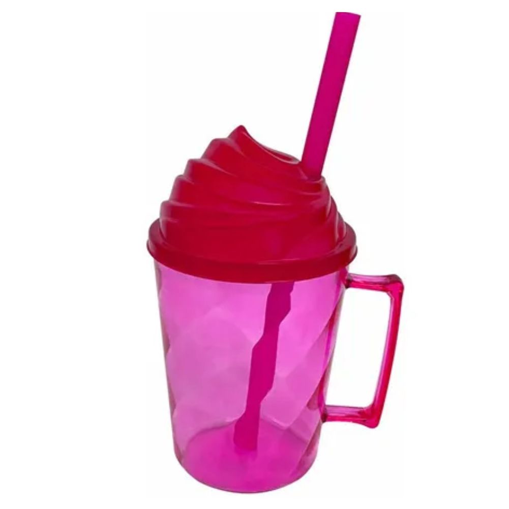 Caneca Twister Chantilly Rosa 450ml para Brindes Personalizados