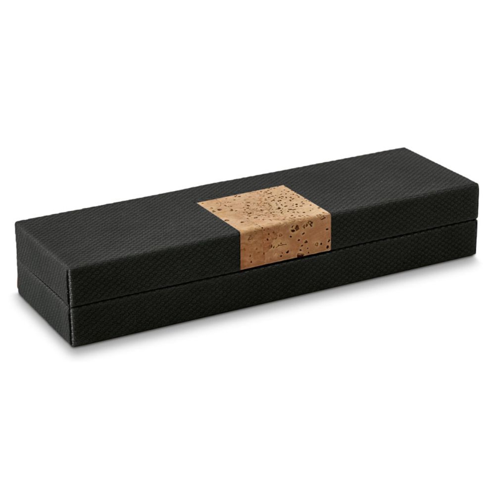 Caneta Cortiça e Metal com Estojo Personalizado para Brindes