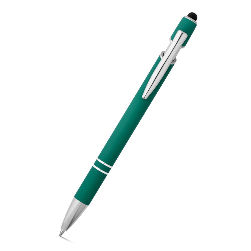 Caneta em alumínio com ponteira touch personalizada para brindes promocionais