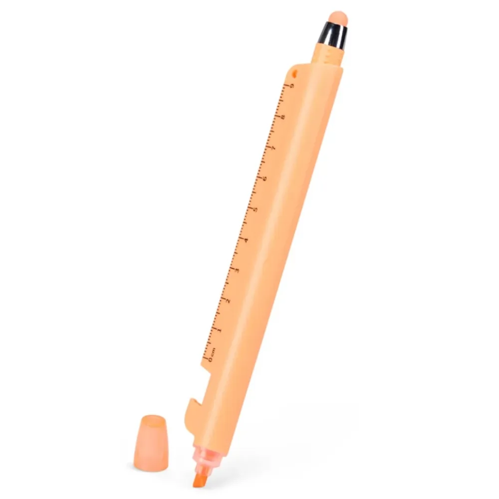 Caneta plástica marca-texto personalizada