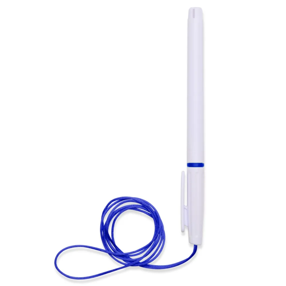 Caneta Plástica Com Cordão Personalizada para Brindes