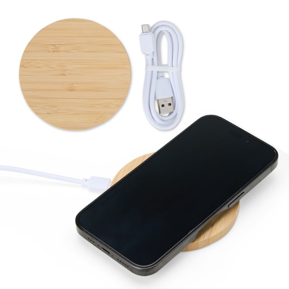 Carregador por indução personalizado para brindes corporativos