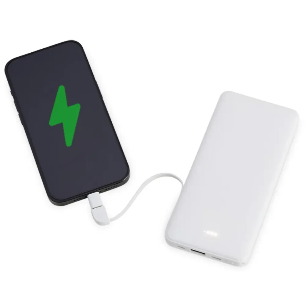 Carregador Power Bank 10.000mAh Personalizado para Brindes