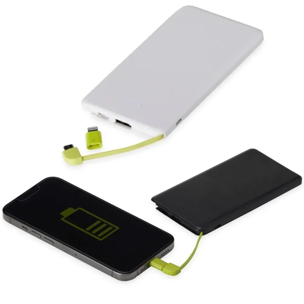 Carregador Power Bank 5.000mAh Personalizado para Brindes