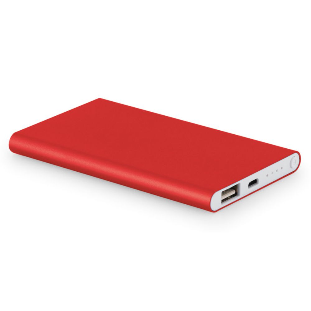 Carregador Power Bank Slim em Alumínio para Brindes