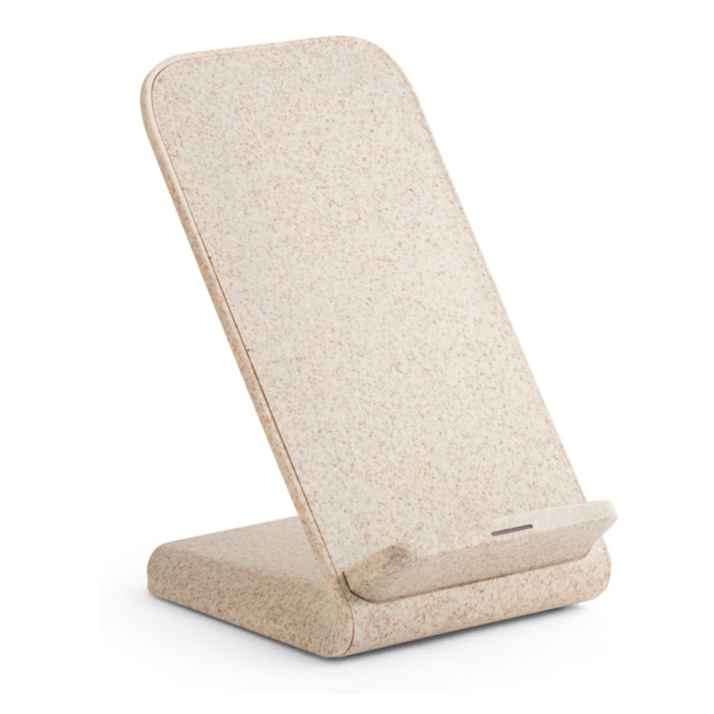 Carregador Wireless em Fibra de Palha Personalizado