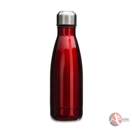 Garrafa Inox 550ml para Brindes Personalizados Vermelho