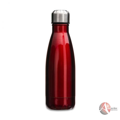 Garrafa Inox 550ml para Brindes Personalizados Vermelho