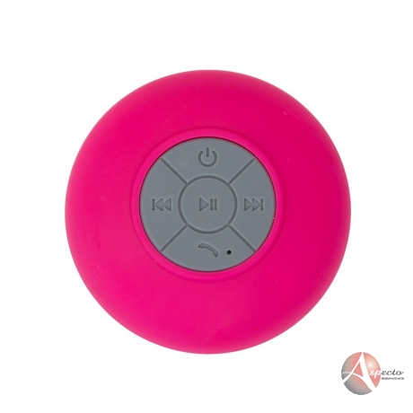 Caixa de Som com Bluetooth prova DÁgua para Brindes Rosa