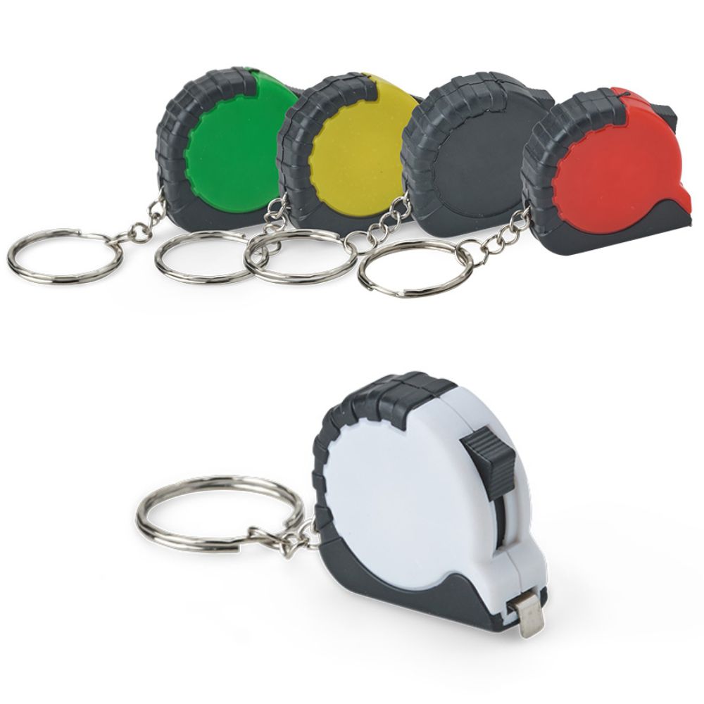Chaveiro com trena personalizado para brindes promocionais