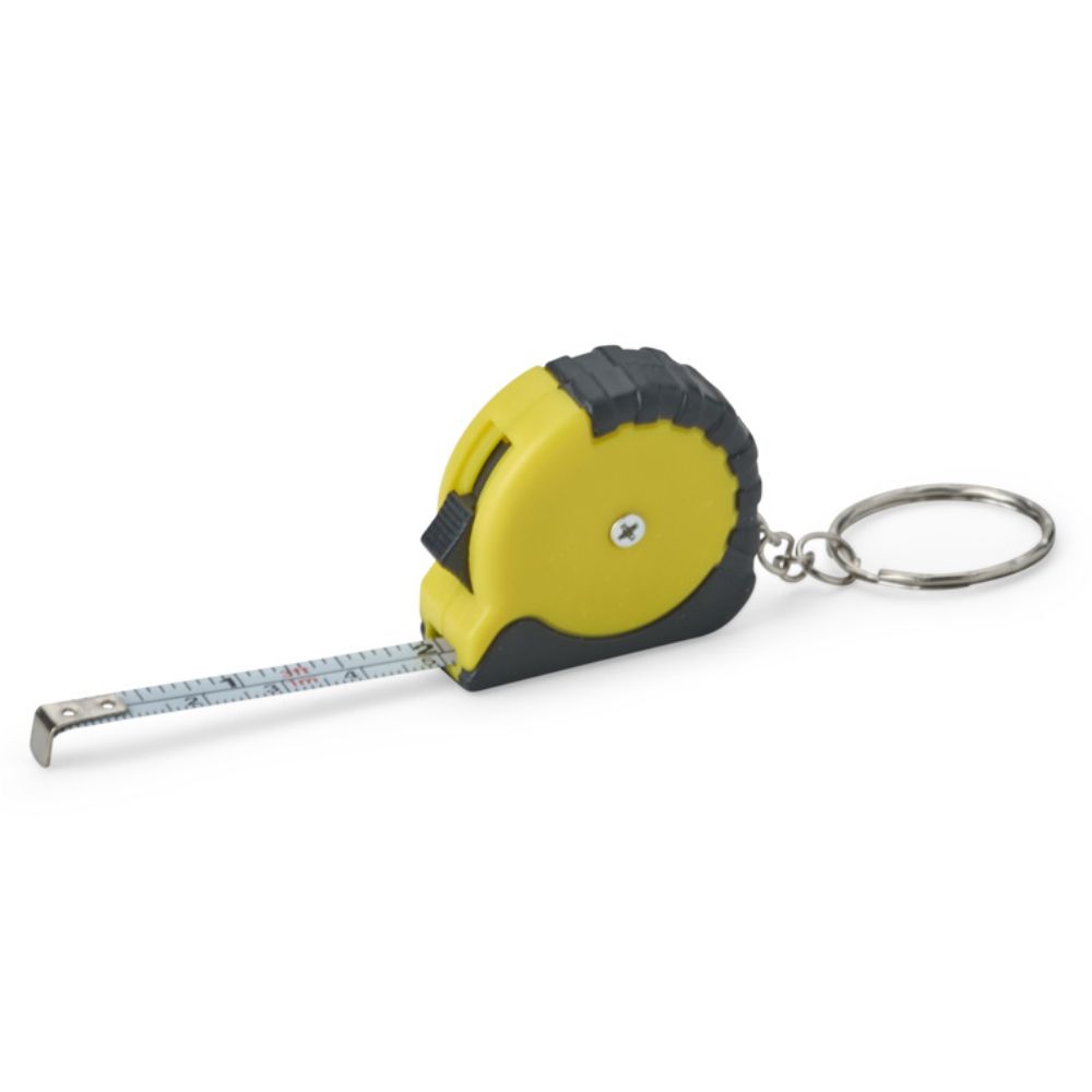 Chaveiro com trena personalizado para brindes promocionais