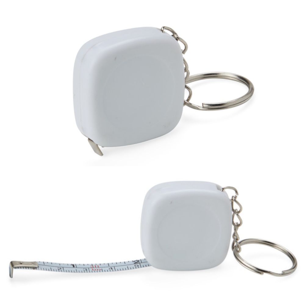 Chaveiro de plástico com trena personalizado para brindes promocionais
