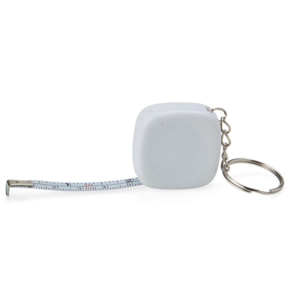 Chaveiro de plástico com trena personalizado para brindes promocionais
