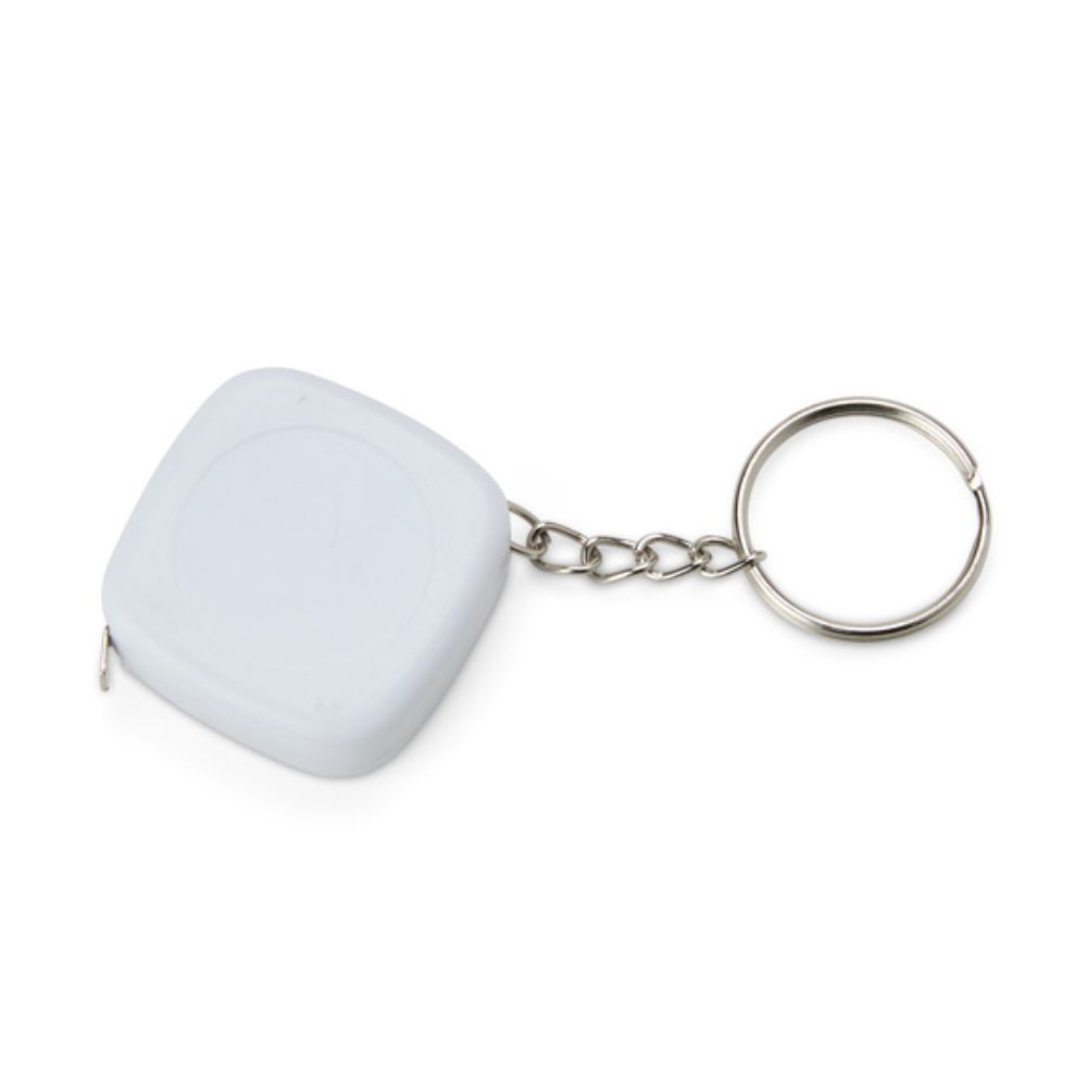 Chaveiro de plástico com trena personalizado para brindes promocionais