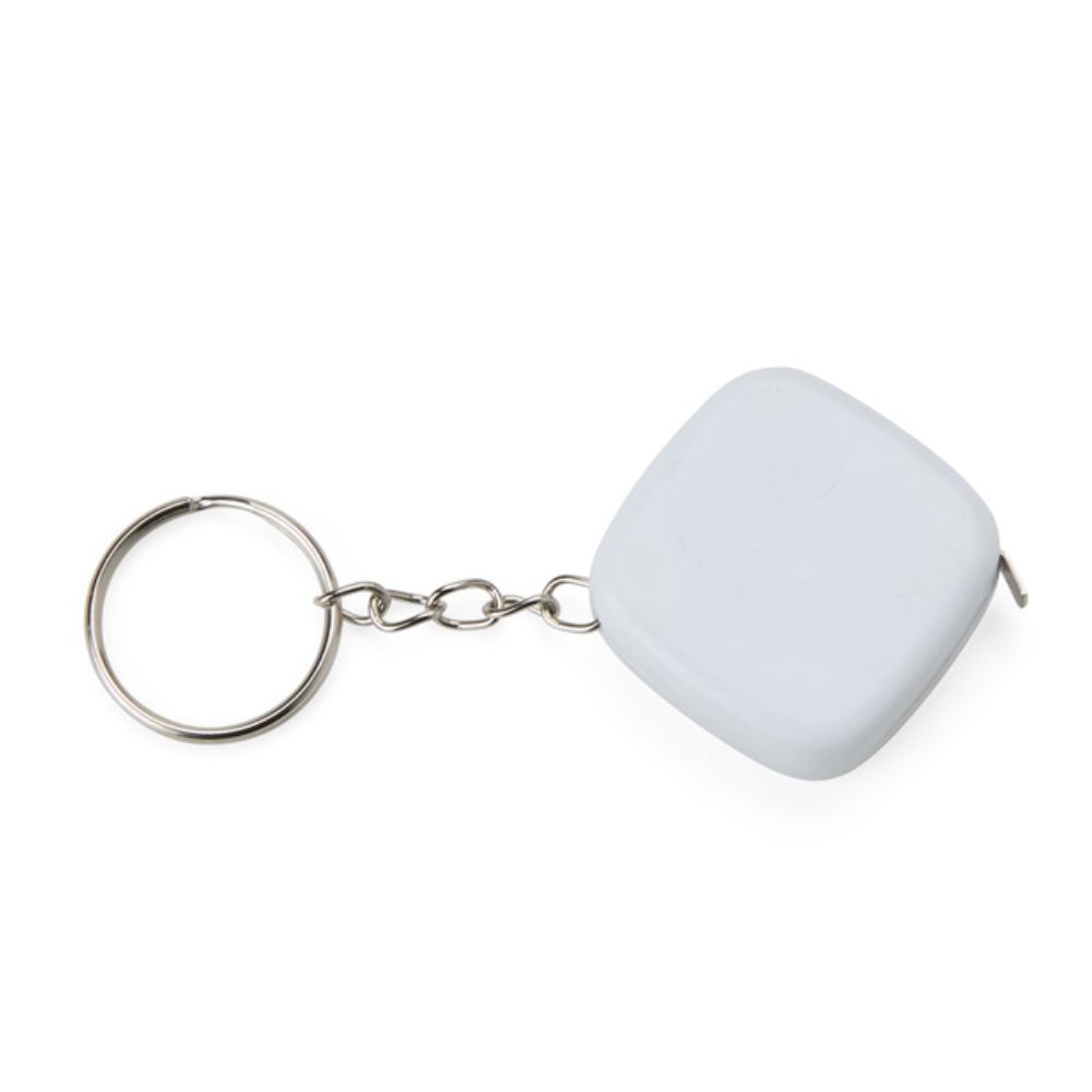 Chaveiro de plástico com trena personalizado para brindes promocionais