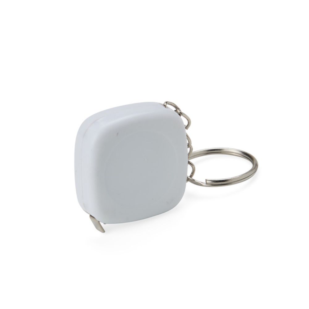 Chaveiro de plástico com trena personalizado para brindes promocionais