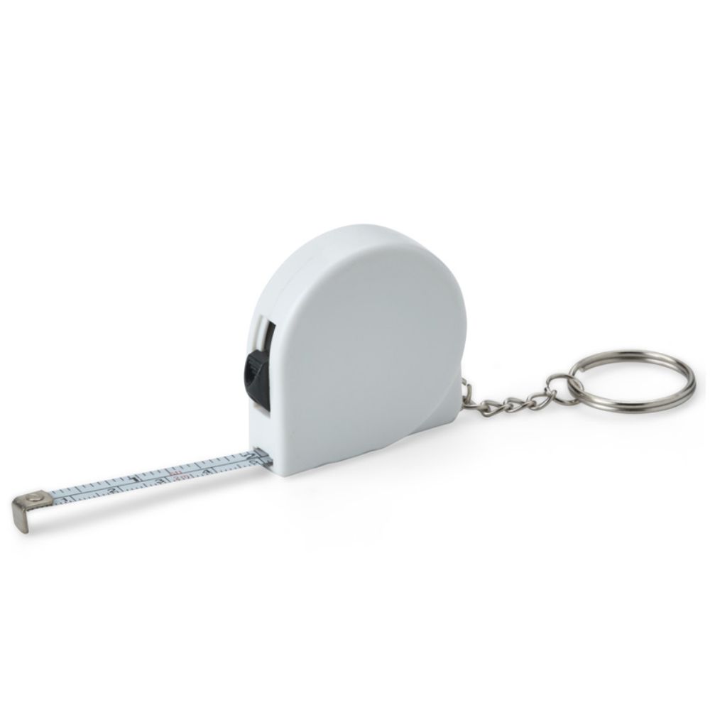 Chaveiro de plástico com trena personalizado para brindes promocionais