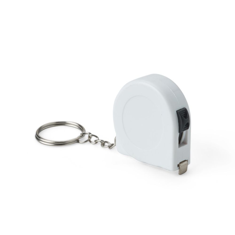 Chaveiro de plástico com trena personalizado para brindes promocionais